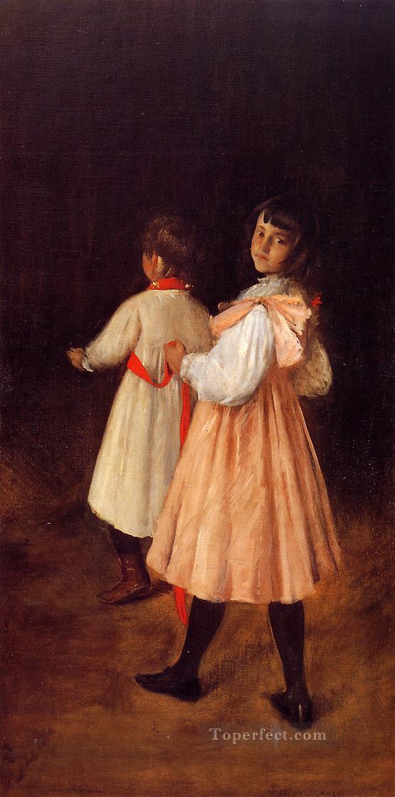 At Play William Merritt Chase Oil Paintings